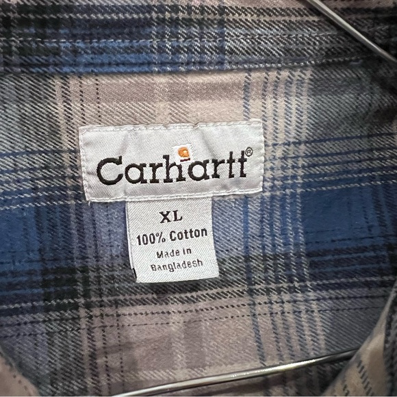 Carhartt heavy 100% cotton button down shirt mens size XL - Picture 5 of 5